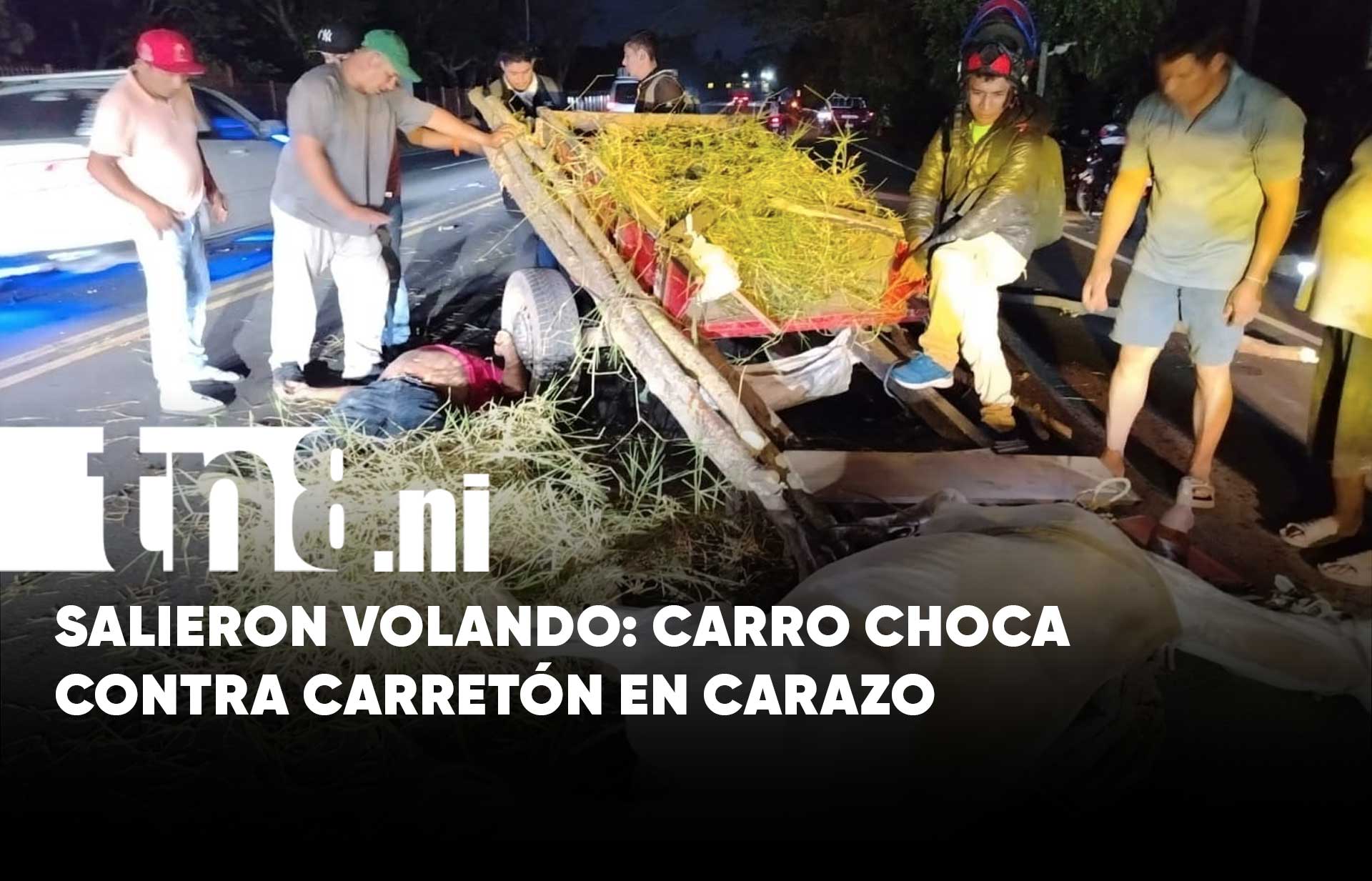 Accidente con carretón deja dos personas lesionadas en carretera de ...