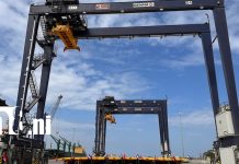 Foto: Puerto Corinto sigue modernizándose con cuatro nuevas grúas RTG y apiladoras /TN8