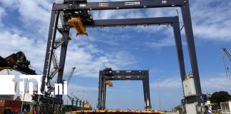 Foto: Puerto Corinto sigue modernizándose con cuatro nuevas grúas RTG y apiladoras /TN8