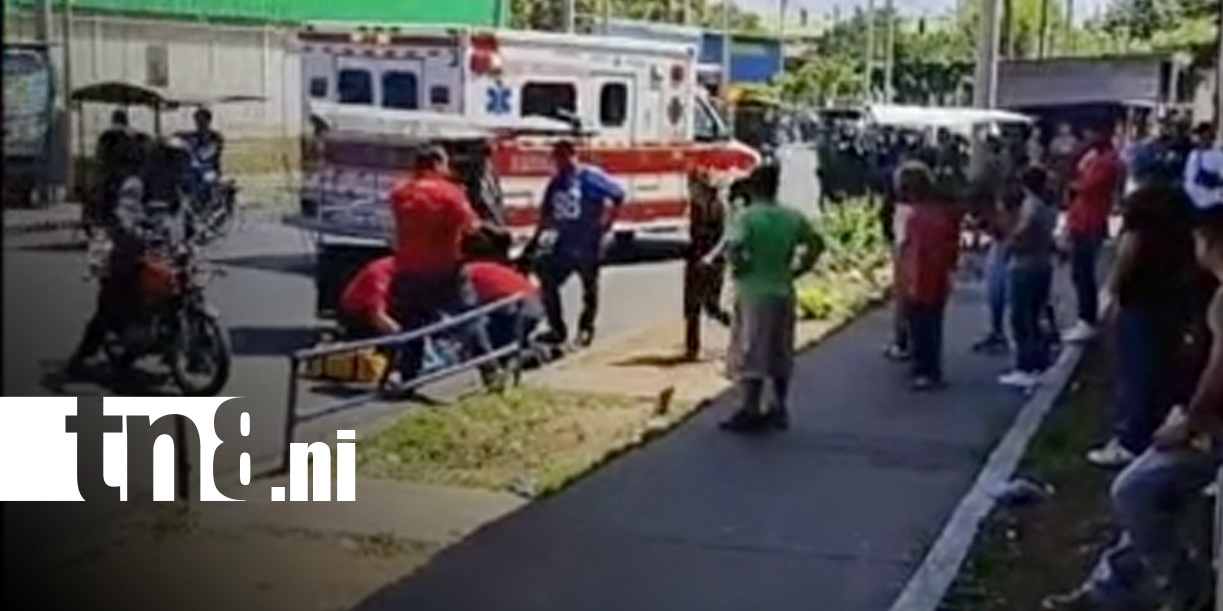 Foto: Accidente por imprudencia en Santa Ana, Managua / TN8