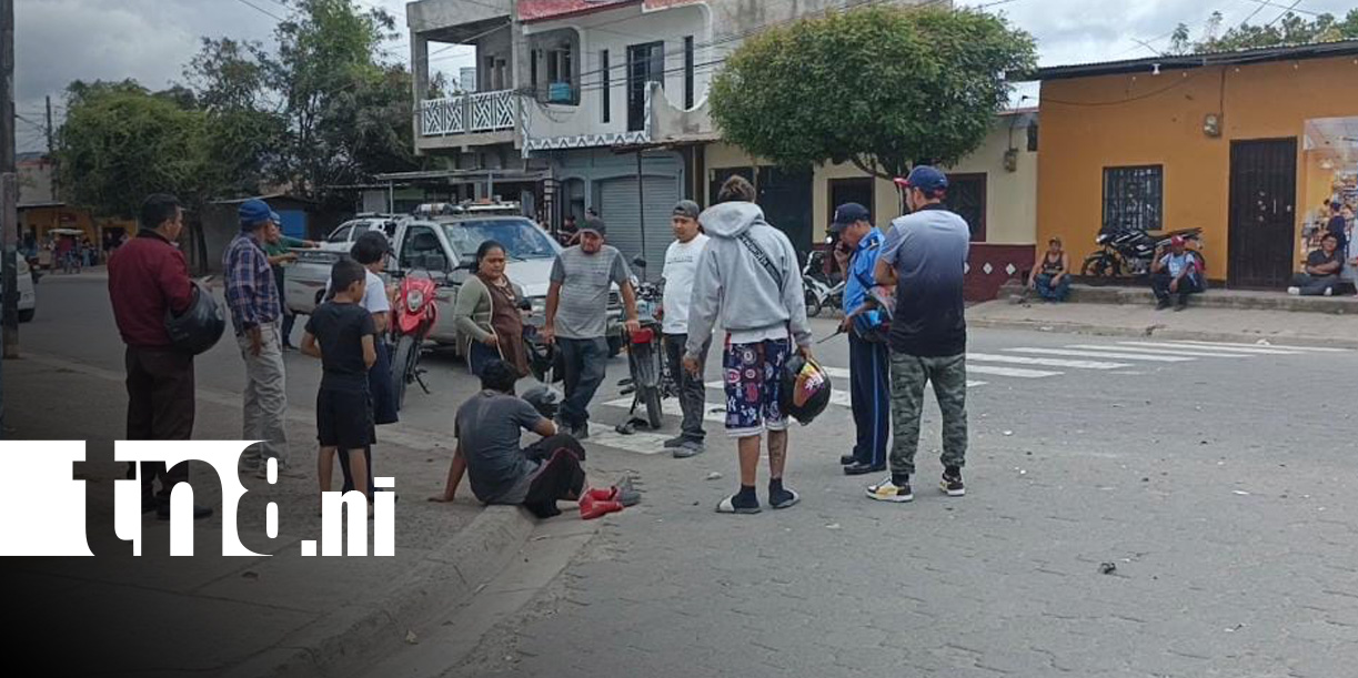Foto: Choque con adolescentes en Estelí / TN8