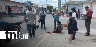 Foto: Choque con adolescentes en Estelí / TN8