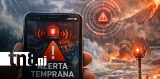 Foto: Sistema de alerta temprana en Nicaragua