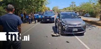 Foto: Accidente de tránsito en carretera Masaya - Granada, con dos lesionados / TN8