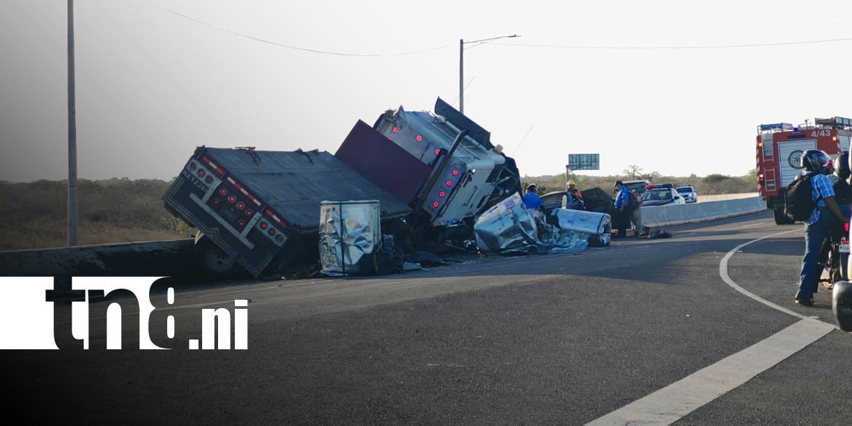 Foto: Choque brutal y mortal en la Carretera Panamericana Norte / TN8