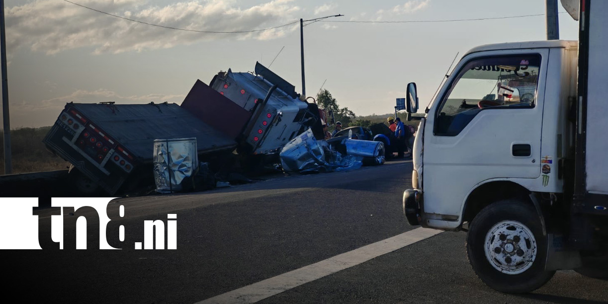 Foto: Choque brutal y mortal en la Carretera Panamericana Norte / TN8