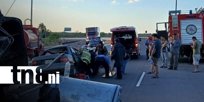 Foto: Choque brutal y mortal en la Carretera Panamericana Norte / TN8