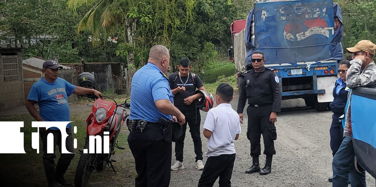Foto: Policía de Boaco ubica en tiempo récord a menor reportado como desaparecido / TN8