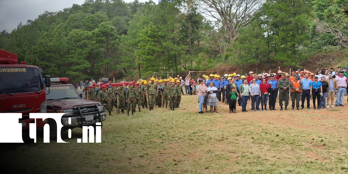 Foto: Brigadistas e instituciones de Matagalpa, listos para la prevención de incendios / TN8