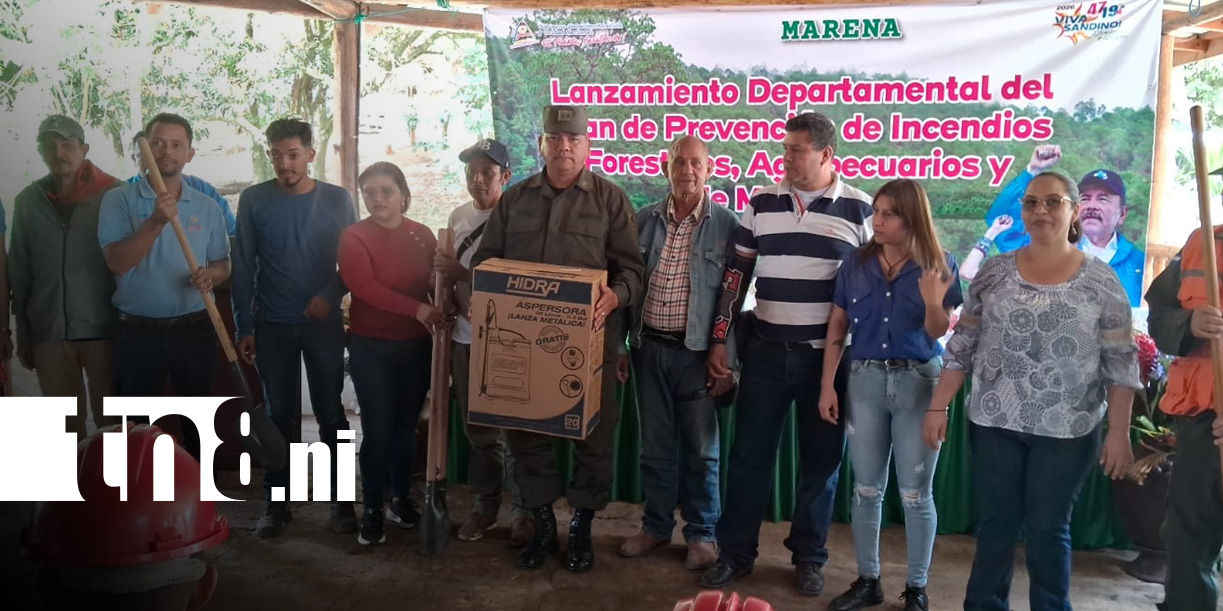 Foto: Brigadistas e instituciones de Matagalpa, listos para la prevención de incendios / TN8