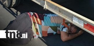 Foto: Hombre se arroja a vehículos en la Pista Suburbana, Managua / TN8