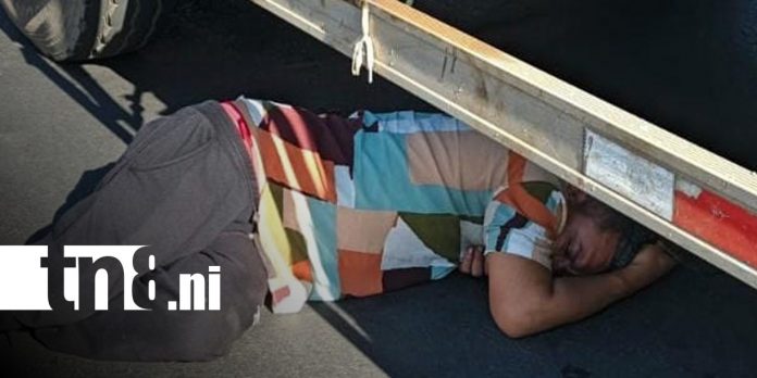 Foto: Hombre se arroja a vehículos en la Pista Suburbana, Managua / TN8