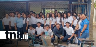 Foto: Limpieza ejemplar del Colegio Santa Clara se vuelve viral en Nicaragua / TN8