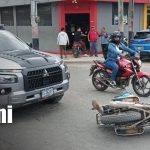 Foto: Accidente con motorizada lesionada en Estelí / TN8