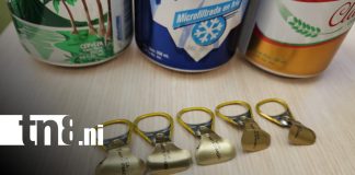 Foto: Grandes premios con latas de cervezas en Nicaragua / TN8