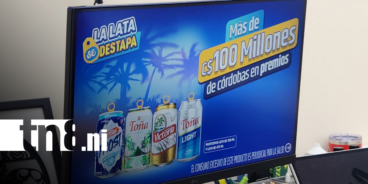 Foto: Grandes premios con latas de cervezas en Nicaragua / TN8