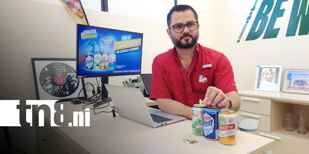 Foto: Grandes premios con latas de cervezas en Nicaragua / TN8