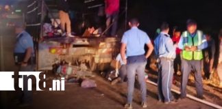 Foto: Accidente mortal en Tipitapa / TN8