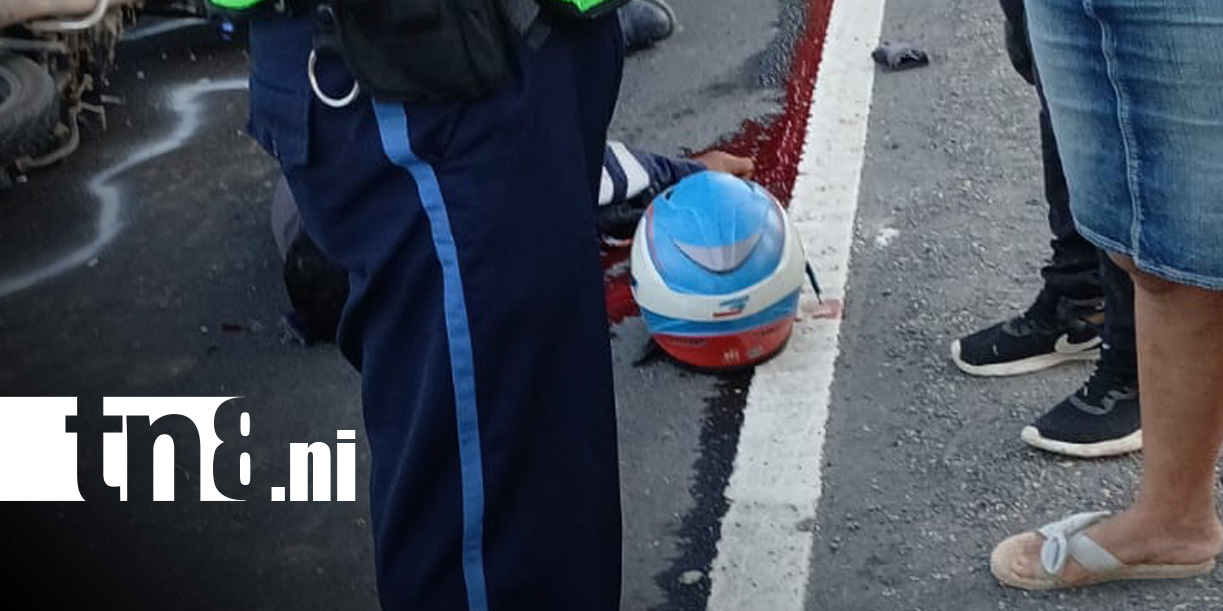 Foto: Accidente mortal en Tipitapa / TN8