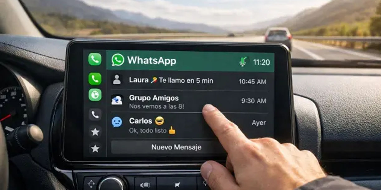 Foto: WhatsApp lanza app para CarPlay/Cortesía