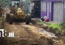 Foto: Mejoramiento de calles en Villa Venezuela, Managua / TN8