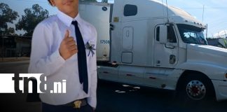 Foto: Adolescente sufre tras accidente con rastra en Managua / TN8