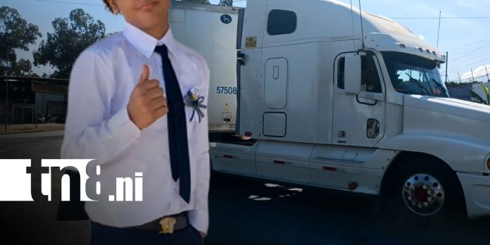 Foto: Adolescente sufre tras accidente con rastra en Managua / TN8 Foto: Adolescente sufre tras accidente con rastra en Managua / TN8