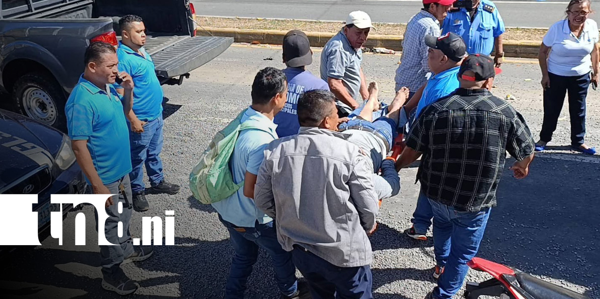 Foto: Accidente con tres lesionados en Diriomo / TN8
