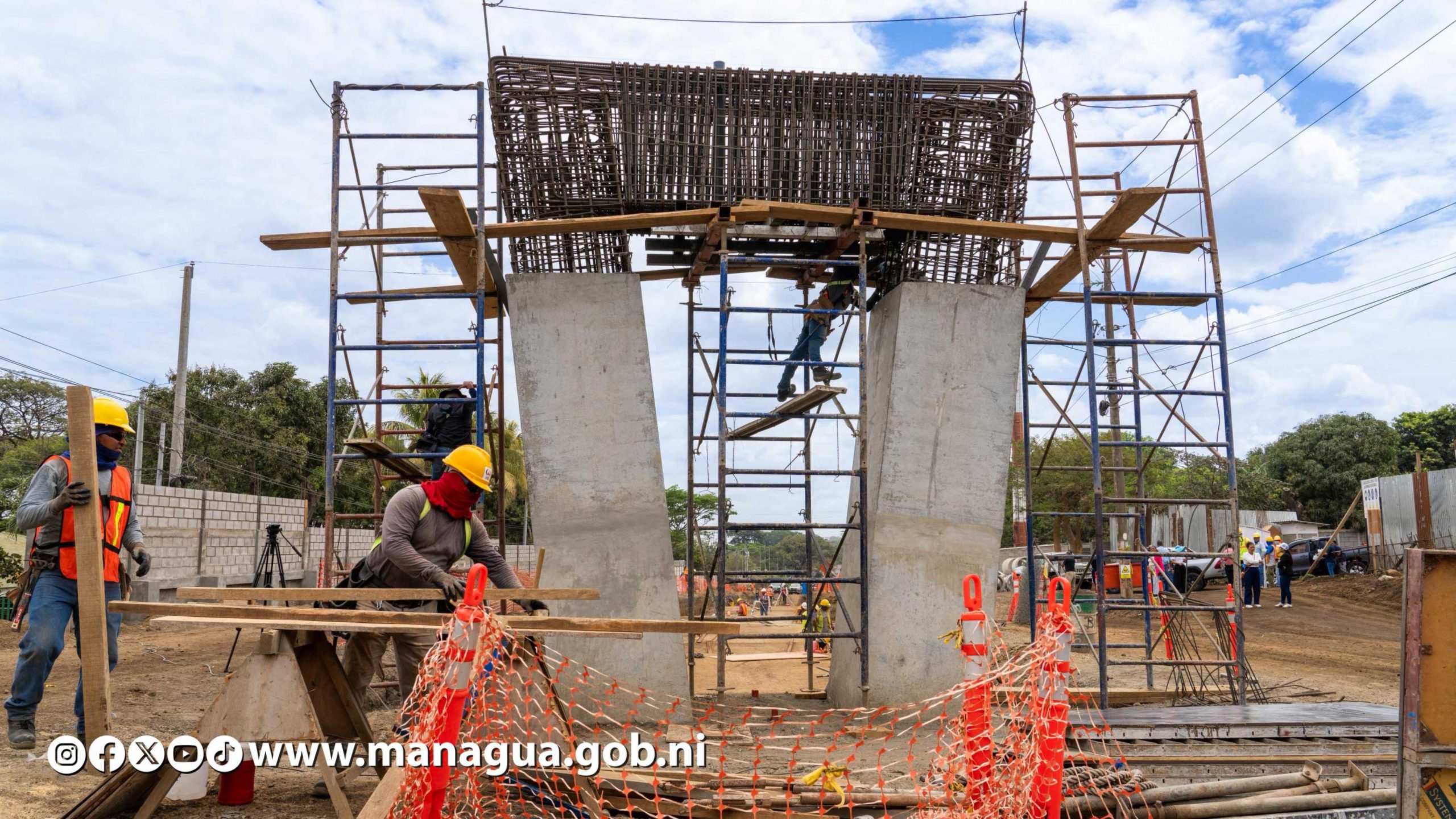 Foto: Avance en Paso a Desnivel del Km 9.5 de la Carretera Vieja a León