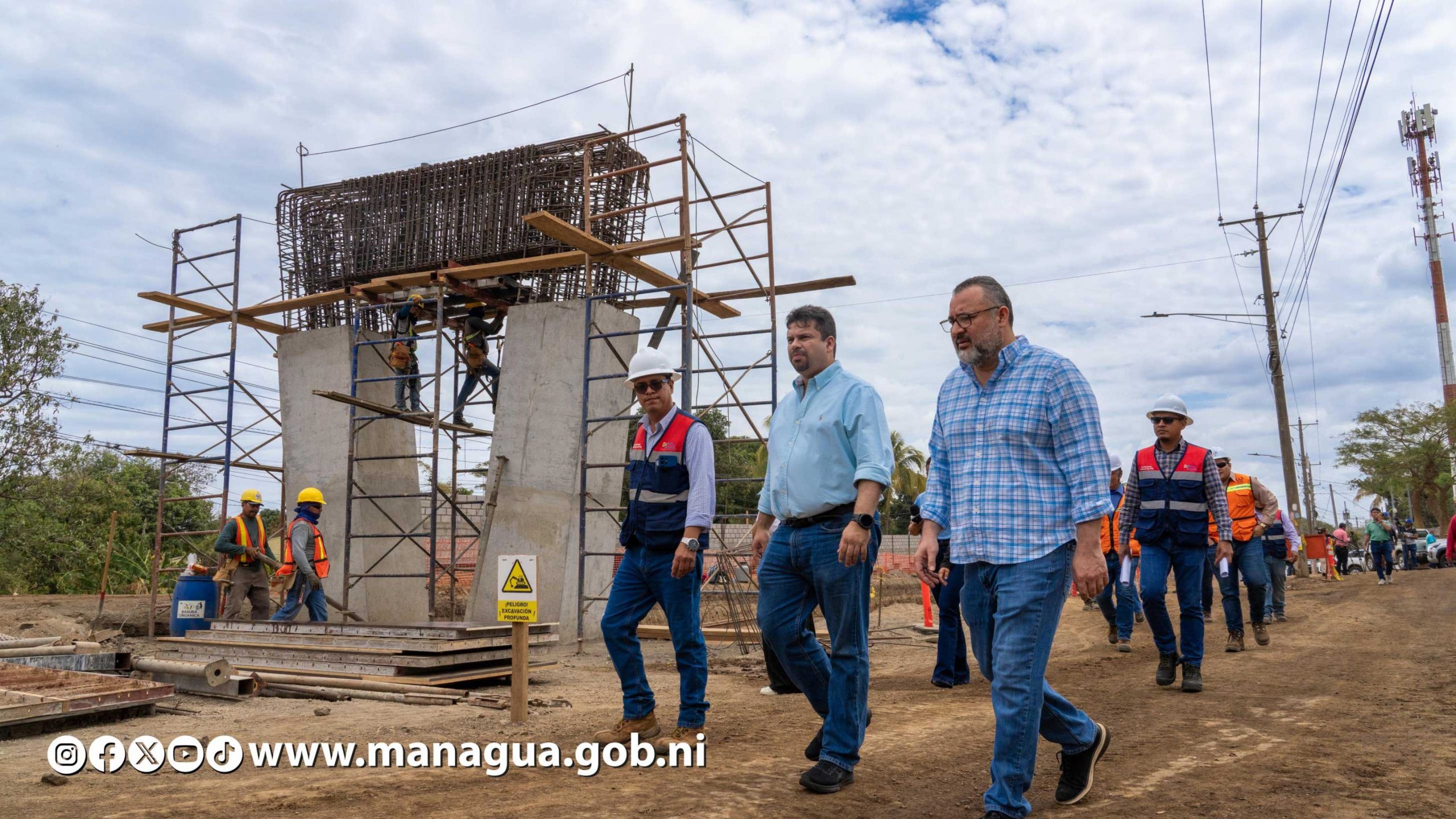Foto: Avance en Paso a Desnivel del Km 9.5 de la Carretera Vieja a León