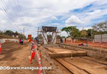 Foto: Avance en Paso a Desnivel del Km 9.5 de la Carretera Vieja a León