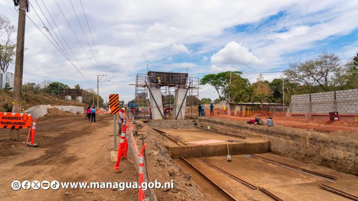 Foto: Avance en Paso a Desnivel del Km 9.5 de la Carretera Vieja a León