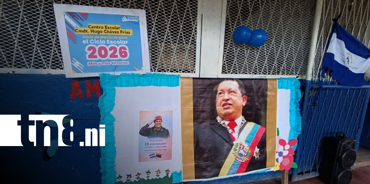 Foto: Homenajea al comandante Hugo Chávez Frías/TN8