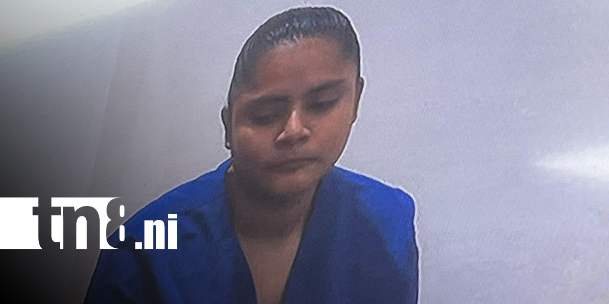 Foto: Acusación para jovencita por tráfico de drogas en Managua / TN8