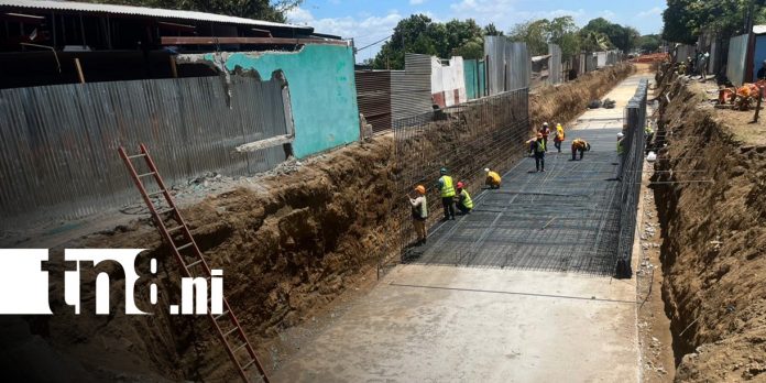 Foto: Avanzan obras de la Pista Héroes de la Insurrección, Managua / TN8