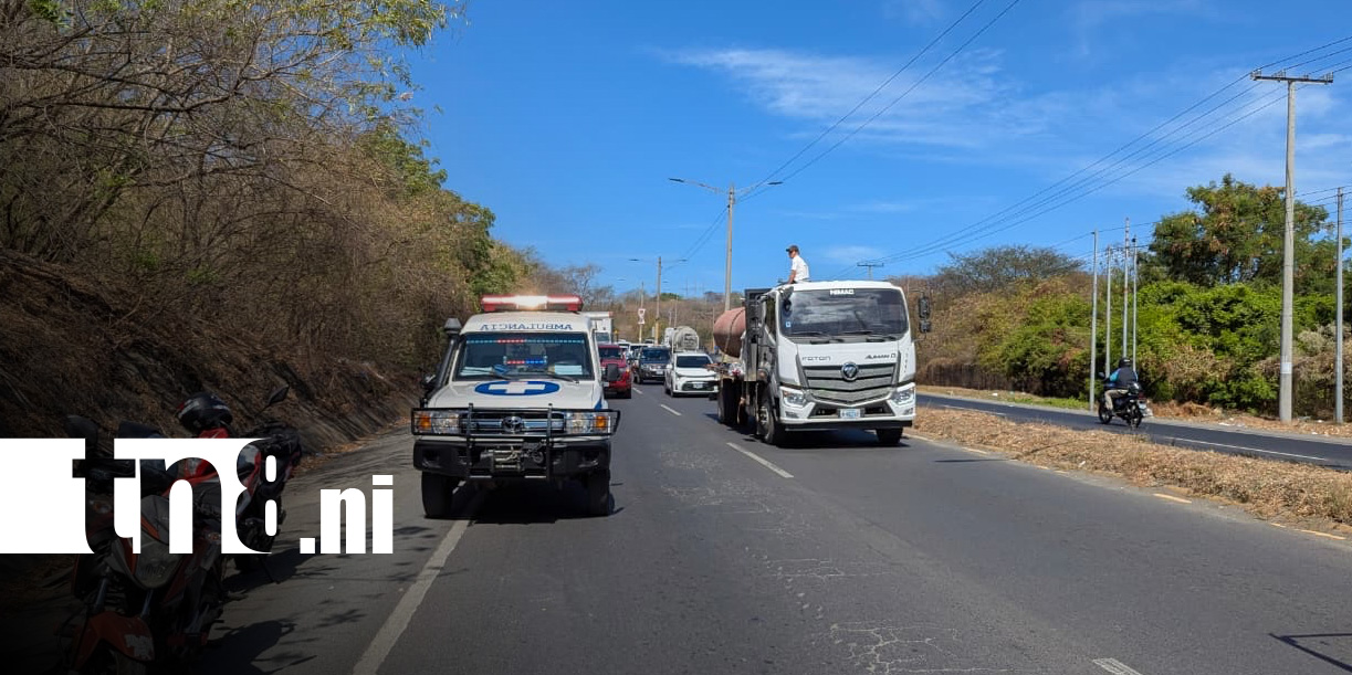 Foto: Accidente de tránsito en la Carretera Nueva a Léon / TN8