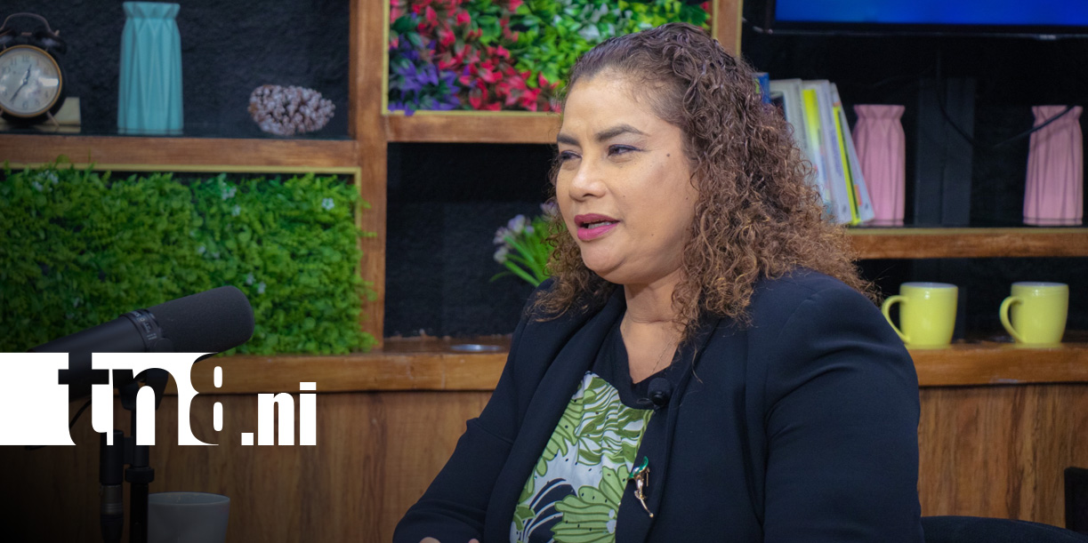 Foto: Alcaldesa de Managua, Reyna Rueda, en TN8