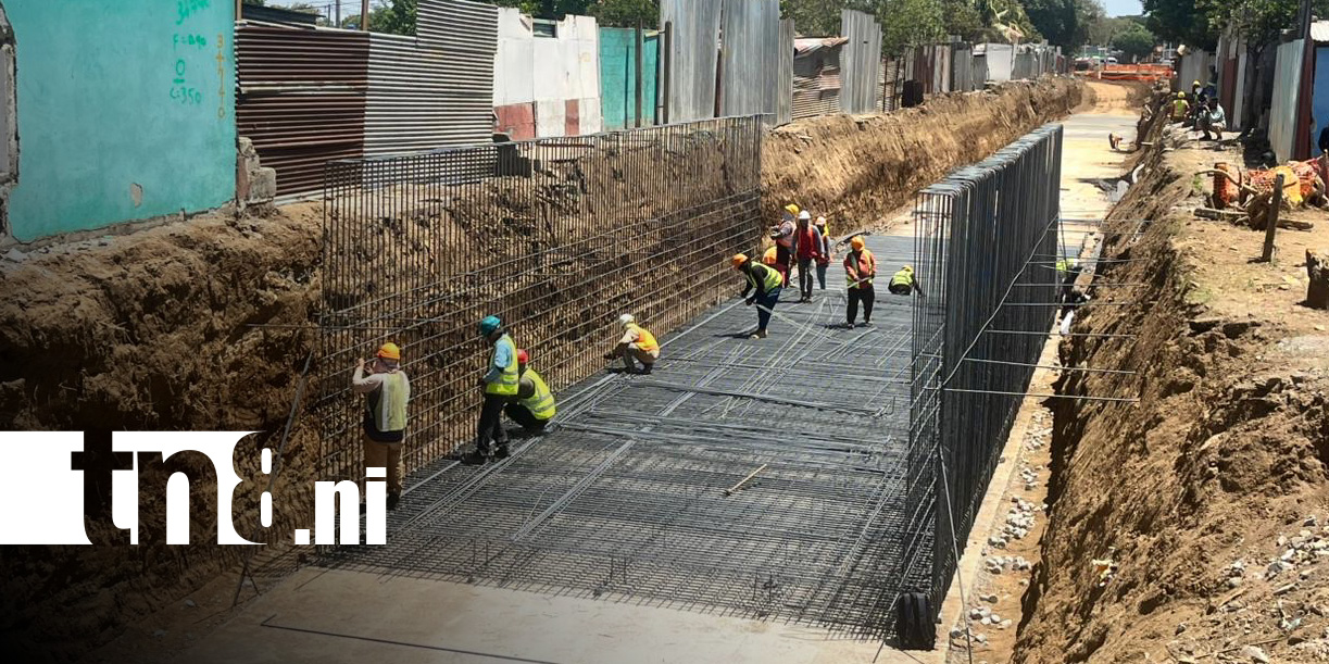 Foto: Avanzan obras de la Pista Héroes de la Insurrección, Managua / TN8