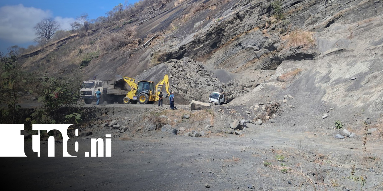 Foto: Accidente en arenera de Ometepe / TN8