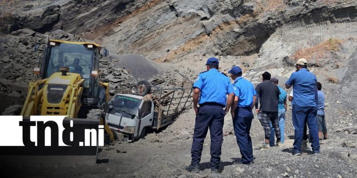 Foto: Accidente en arenera de Ometepe / TN8