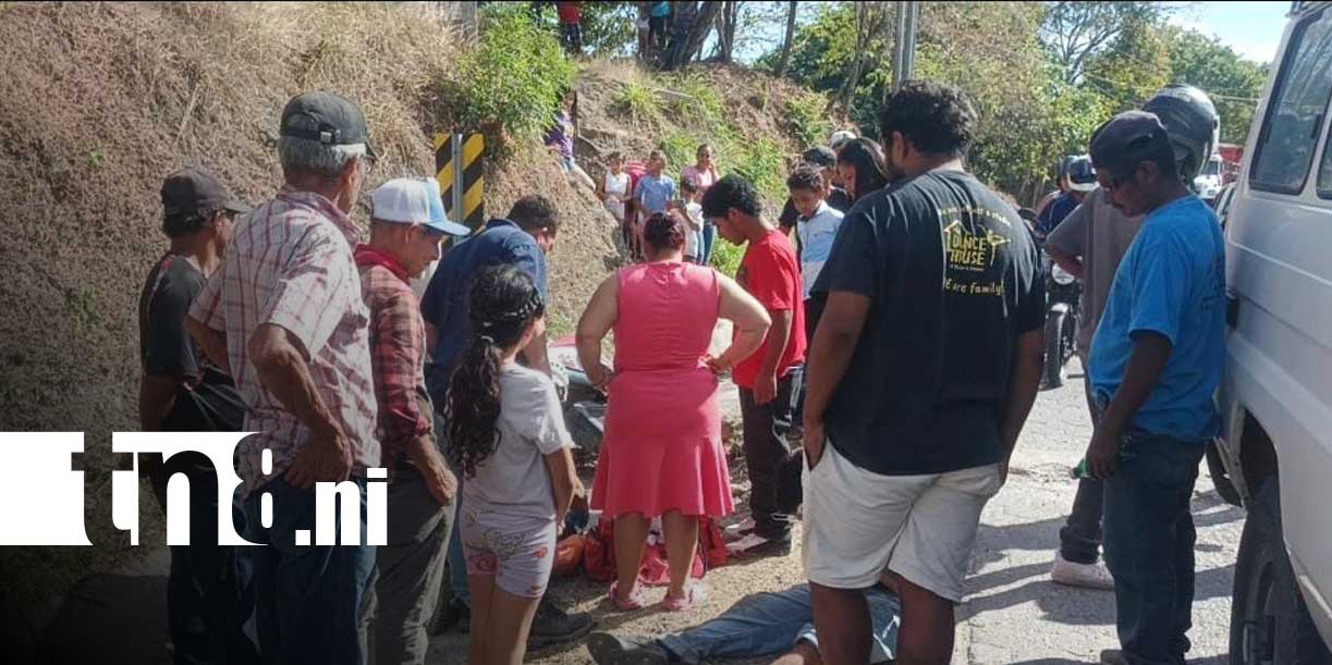 Foto: Fuerte accidente en Estelí / TN8
