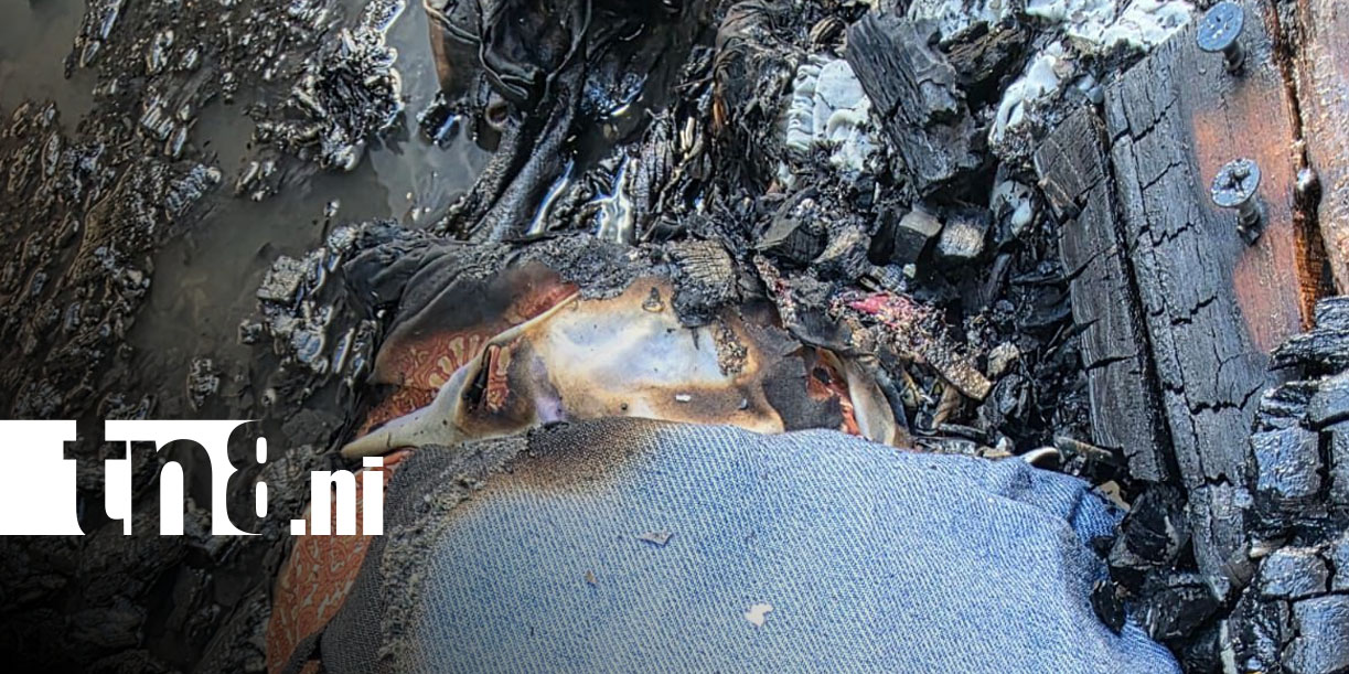Foto: Incendio arrasa vivienda en Masaya/TN8