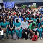 Foto: Encuentro en la UNAN Managua por la Cruzada Nacional de Alfabetización / TN8