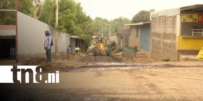 Foto: Calles para el Pueblo a más barrios de Managua / TN8 Foto: Calles para el Pueblo a más barrios de Managua / TN8