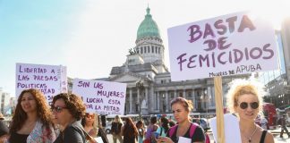 Foto: Argentina vive jornada de movilización feminista/Cortesía