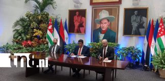 Foto: Alías Aiba se acredita como representante de Abjasia ante Nicaragua /TN8