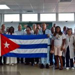 Foto: Médicos cubanos regresan a su país /Cortesía