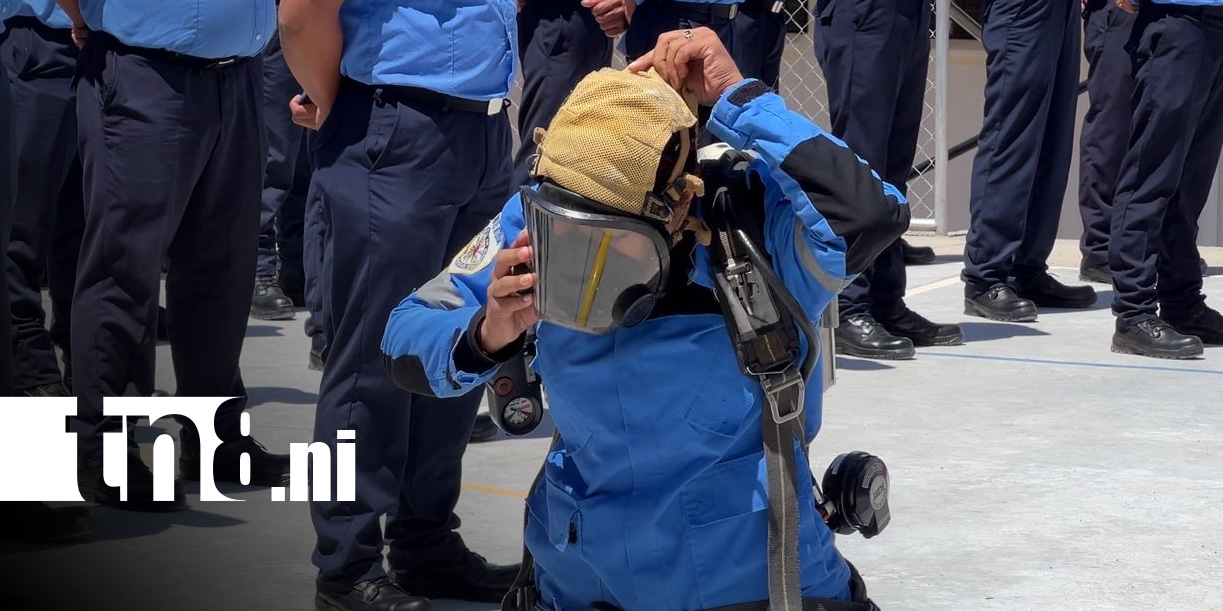 Foto: Capacitación a bomberos de Jinotega / TN8