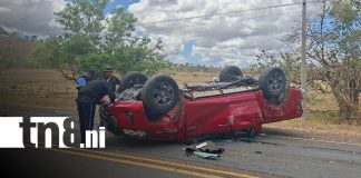 Foto: Sobreviven de milagro a accidente en camino Acoyapa a San Carlos / TN8