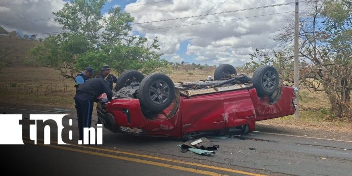 Foto: Sobreviven de milagro a accidente en camino Acoyapa a San Carlos / TN8